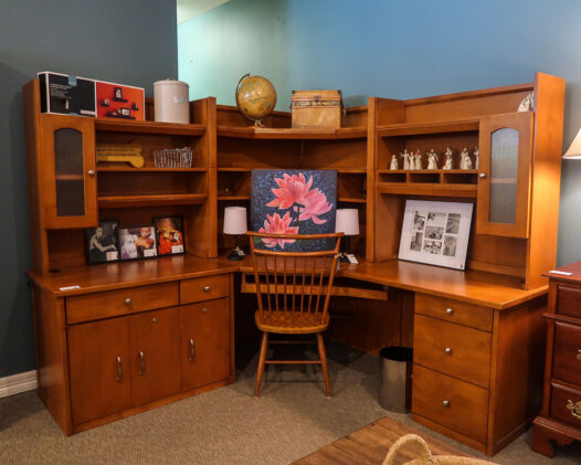 Cherry Corner Office Desk - Image 2