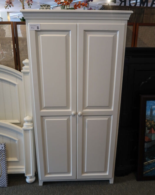 White Two Door Cupboard