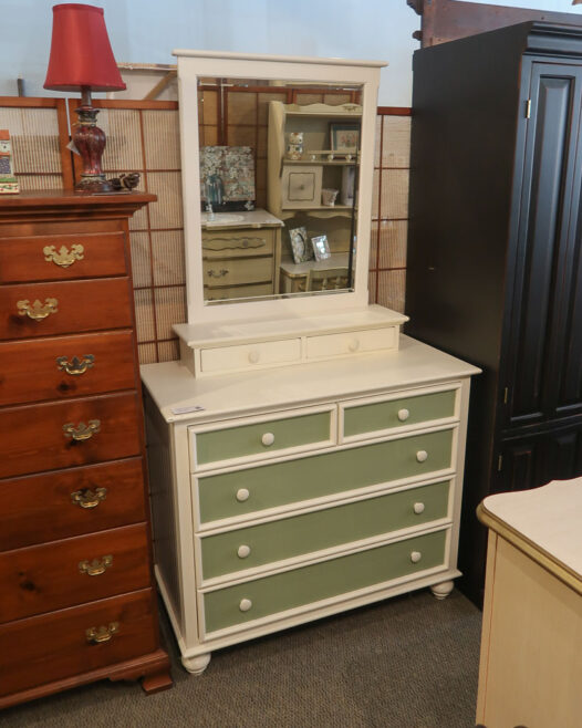Solid Maple Dresser w/ Mirror