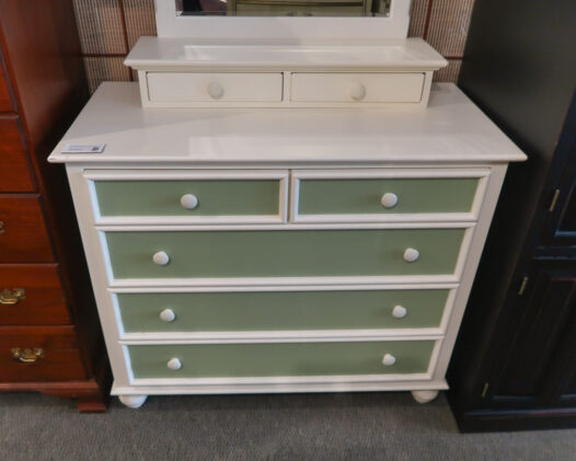 Solid Maple Dresser w/ Mirror - Image 2