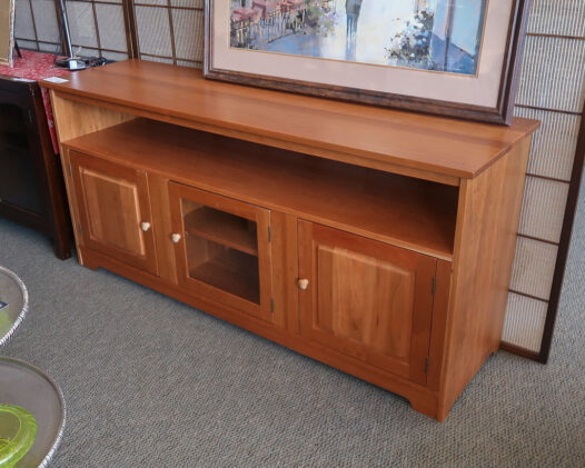 Solid Cherry Media Console
