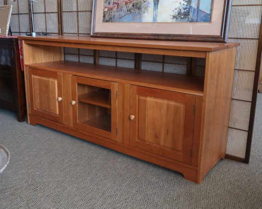 Solid Cherry Media Console - Image 2