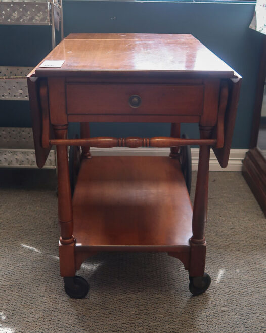 Vintage Maple Tea Cart - Image 2