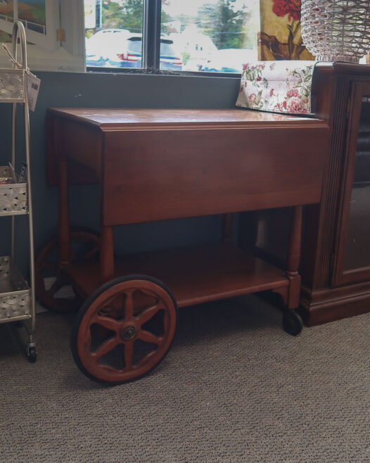 Vintage Maple Tea Cart - Image 3