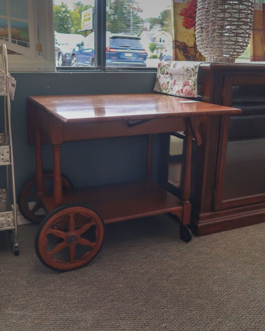 Vintage Maple Tea Cart - Image 4