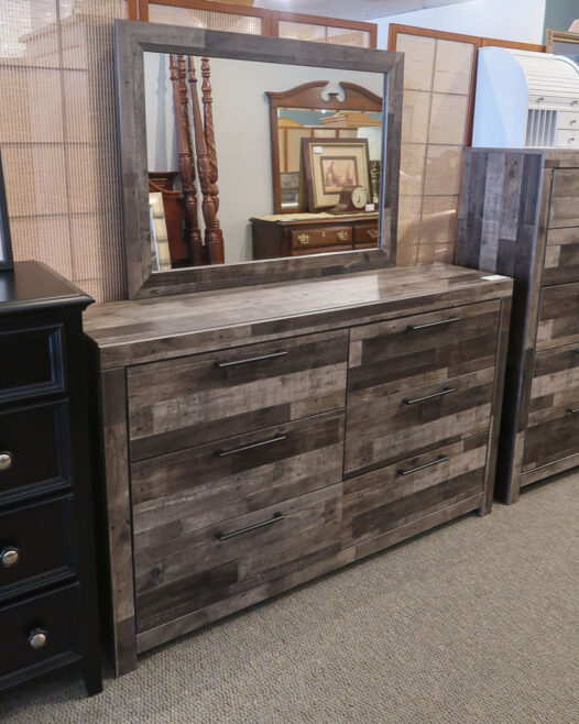 Barnwood Dresser with Mirror