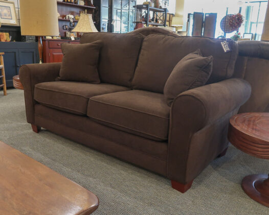 Brown Loveseat - Image 3