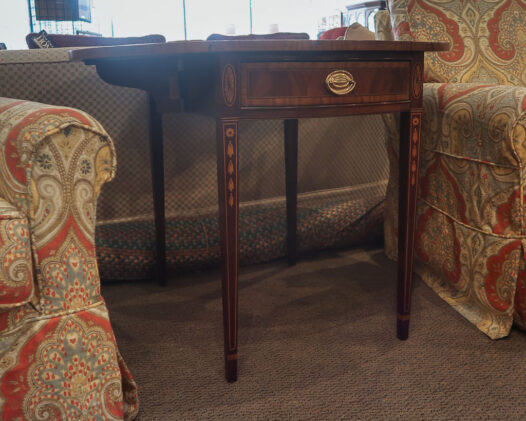 Councill Mahogany Inlaid Table - Image 3