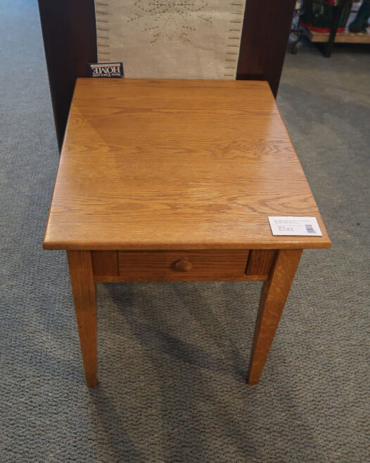 Oak End Table As Is