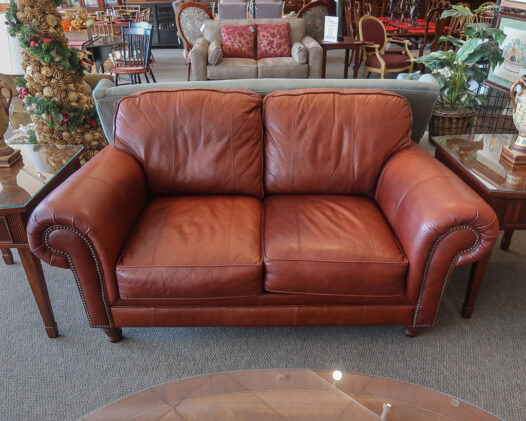 Broyhill Leather Loveseat