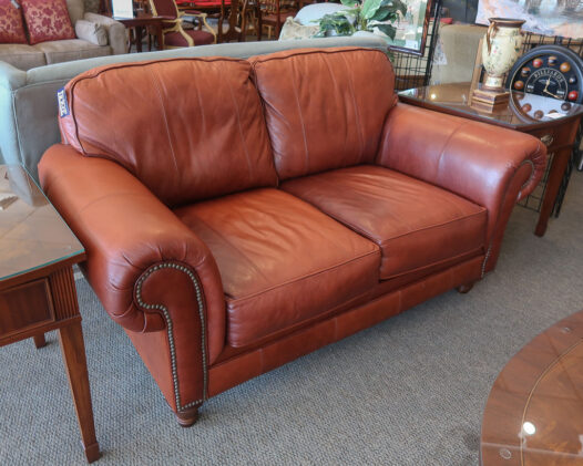 Broyhill Leather Loveseat - Image 2