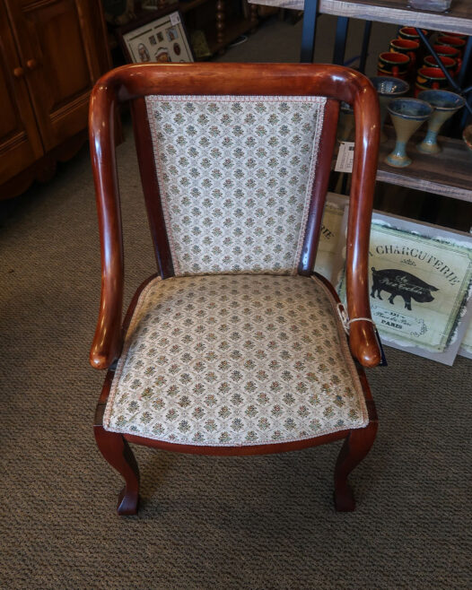 Antique Upholstered Chair - Image 2