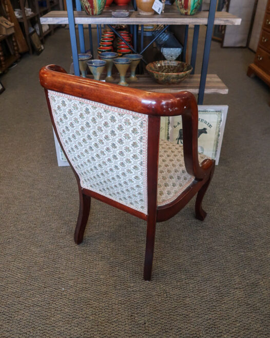 Antique Upholstered Chair - Image 3
