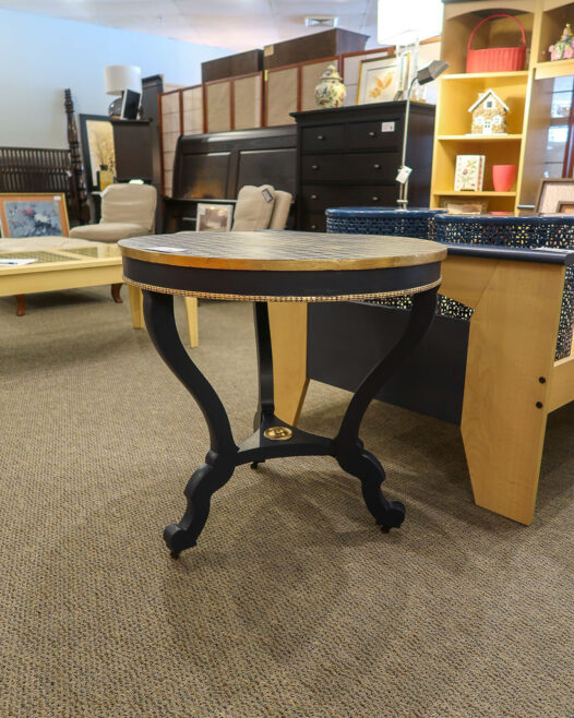Custom Blue & Gold Table - Image 2