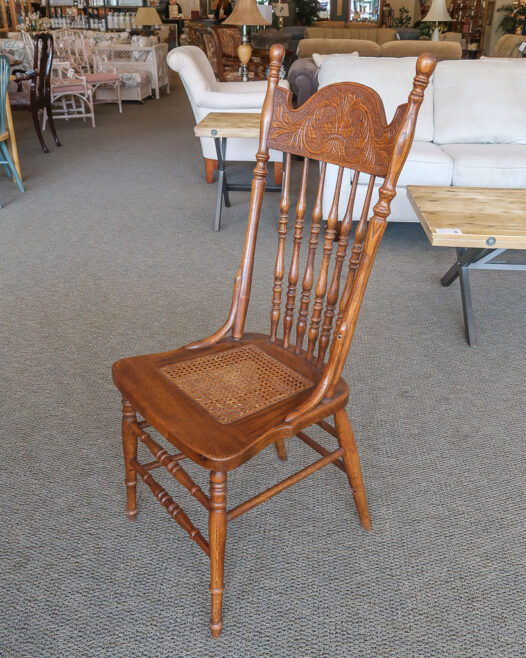 Oak Pedestal Dining Set - Image 2