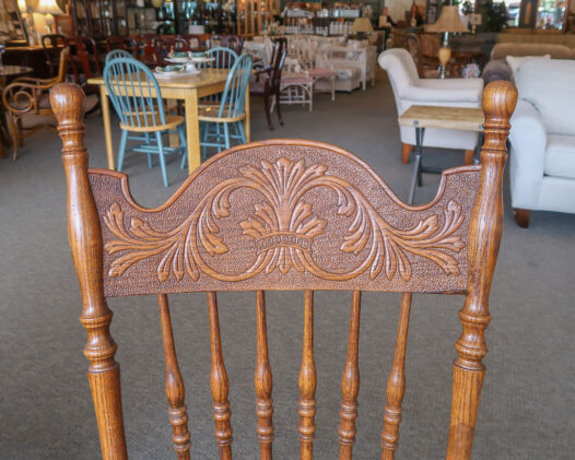 Oak Pedestal Dining Set - Image 4