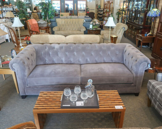 Grey Tufted Sofa