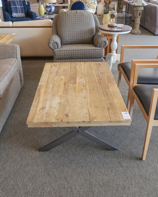 Wood & Metal Coffee Table