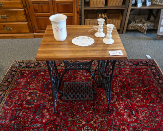 Custom Wood Accent Table - Image 2