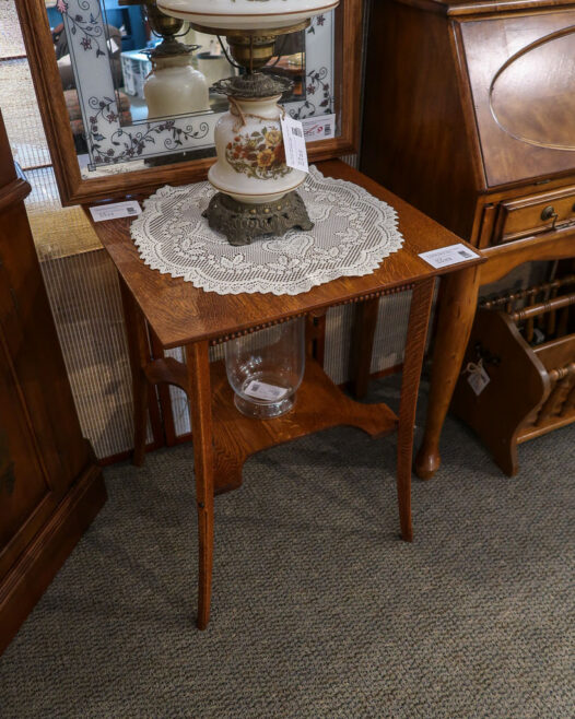 Tiered Oak Accent Table - Image 4