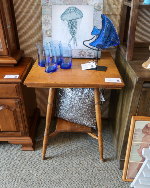 Vintage Tiered Square Table