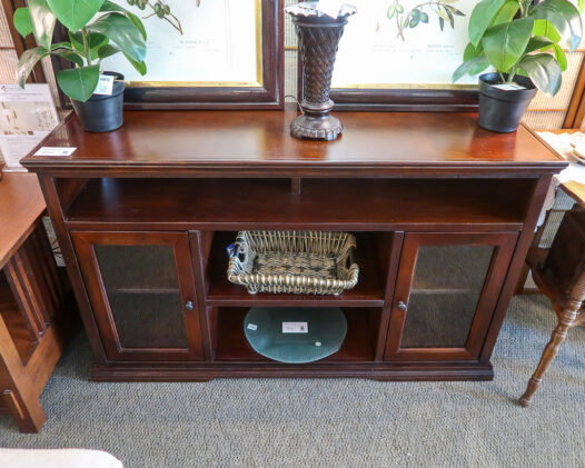 Dark Wood Media Console