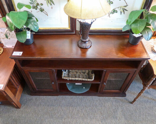 Dark Wood Media Console - Image 3
