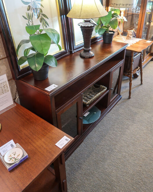 Dark Wood Media Console - Image 4