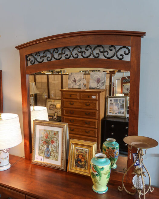 Cherry Finish Dresser w/ Mirror - Image 3