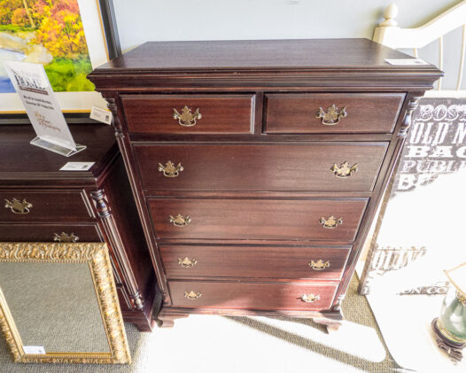 Vintage Mahogany Dresser - Image 2