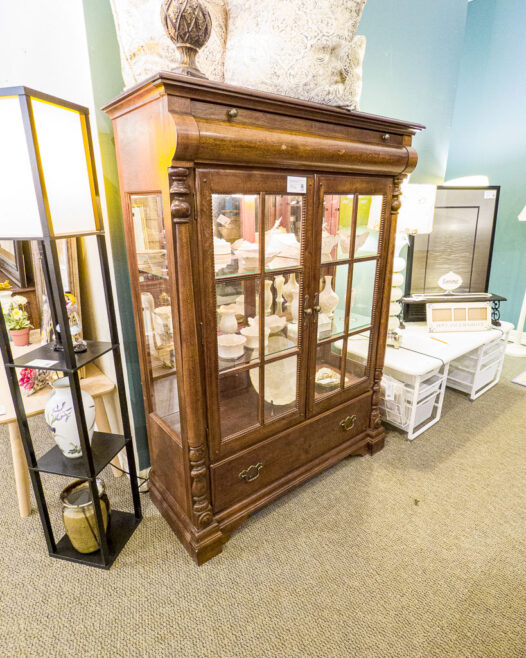Cherry Display Cabinet