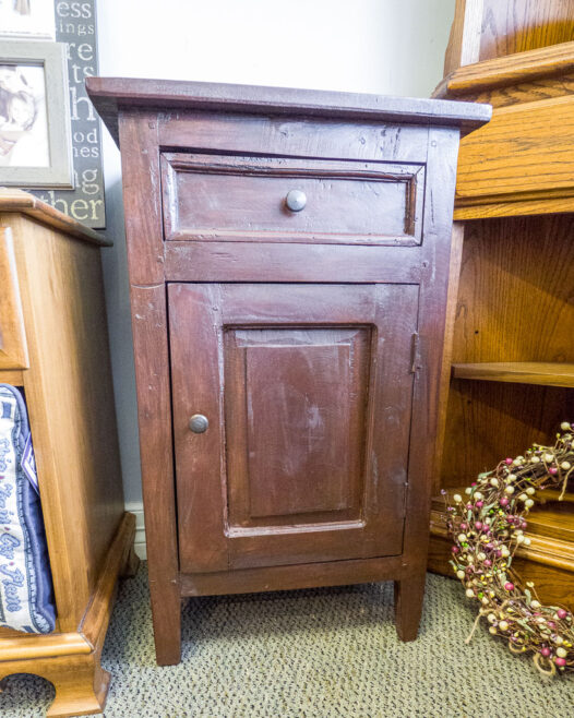 Dark Wood Nightstand