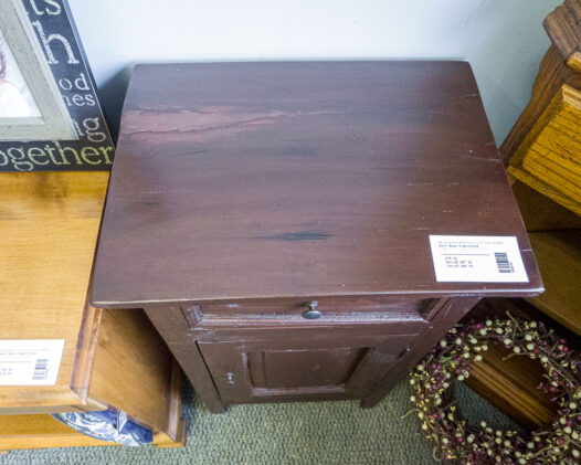 Dark Wood Nightstand - Image 2