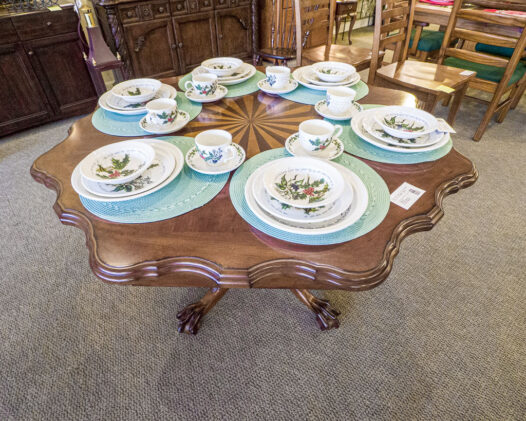Ball & Claw Pedestal Table - Image 2