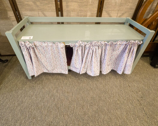 Painted Bench with Storage