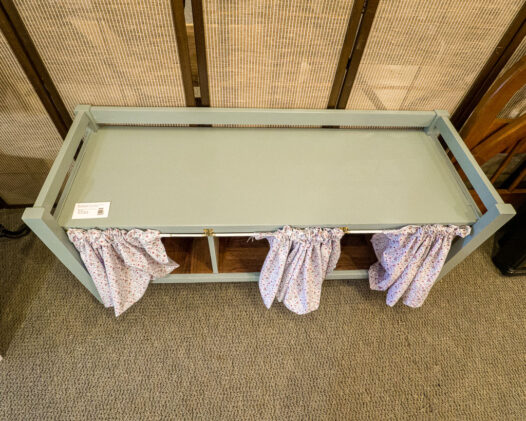 Painted Bench with Storage - Image 2