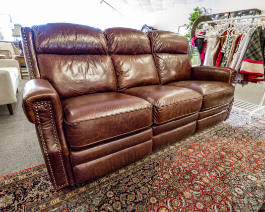 Southern Motion Leather Sofa