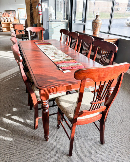 Canadel Table with 10 Chairs