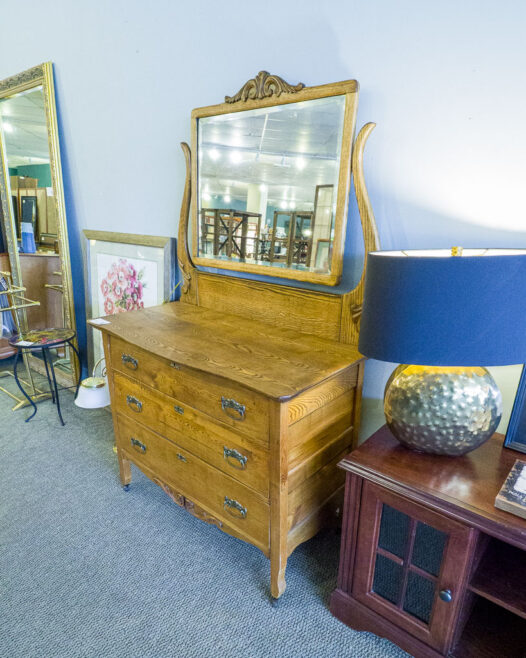 Vintage Oak Dresser w/ Mirror