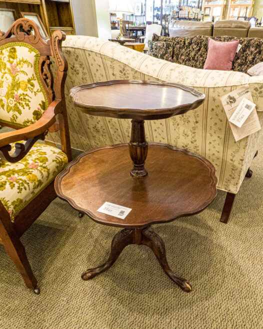 Vintage Tiered Pie Table