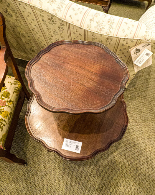 Vintage Tiered Pie Table - Image 2