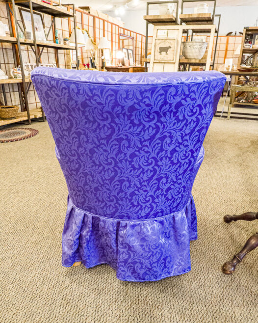 Royal Purple Boudoir Chair - Image 2