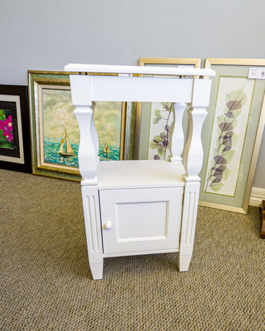 White Accent Table