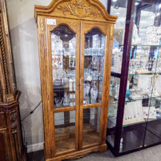 Oak Curio Cabinet