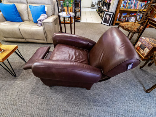 Barcalounger Leather Recliner - Image 4