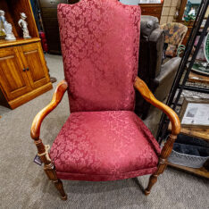 Cranberry Upholstered Chair