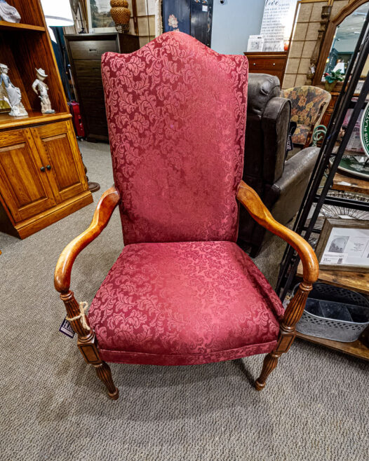 Cranberry Upholstered Chair