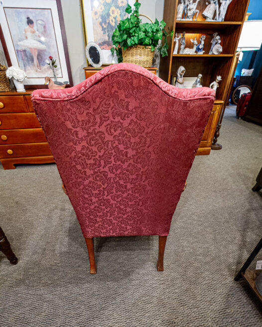 Cranberry Upholstered Chair - Image 2
