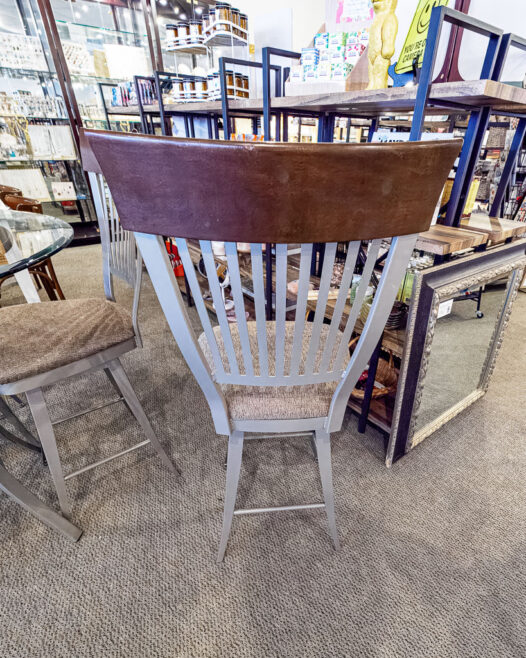 Glass Top Pub Dining Set - Image 4