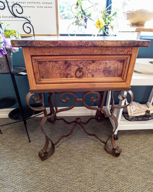 Vintage Copper Top Chest